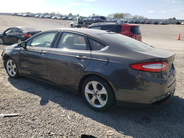 3FA6P0UUXGR124005 - 2016 FORD FUSION S HYBRID GRAY photo 2