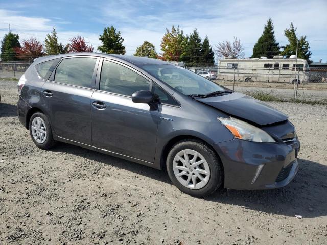 JTDZN3EUXC3105976 - 2012 TOYOTA PRIUS V GRAY photo 4