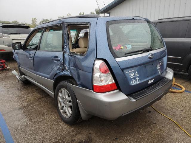 JF1SG67617H707420 - 2007 SUBARU FORESTER 2.5X LL BEAN BLUE photo 2