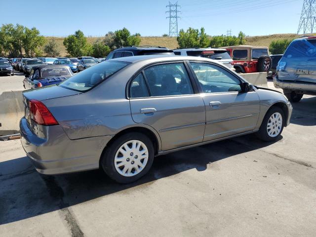 2HGES16525H535652 - 2005 HONDA CIVIC LX GRAY photo 3