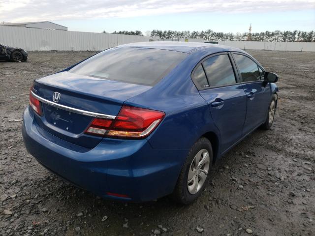 19XFB2F51FE270860 - 2015 HONDA CIVIC LX BLUE photo 4