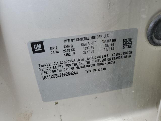 1G11C5SL7EF269240 - 2014 CHEVROLET MALIBU 1LT 黑色 照片 13