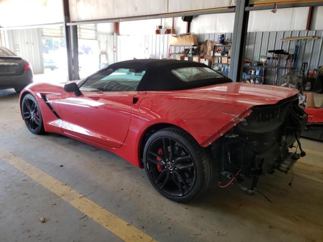 1G1YM3D76E5109081 - 2014 CHEVROLET CORVETTE STINGRAY Z51 3LT RED photo 2