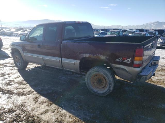 1GCGK29U4YE265545 - 2000 CHEVROLET silverado K2500 MAROON photo 2