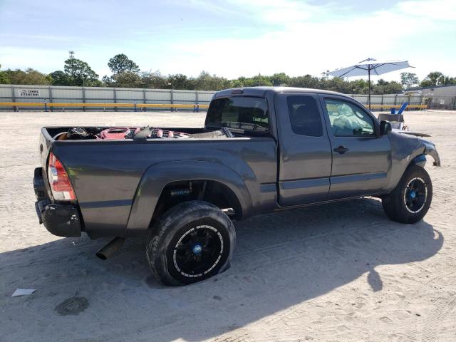 5TFTU4GN3BX001454 - 2011 TOYOTA TACOMA PRERUNNER ACCESS CAB GRAY photo 3