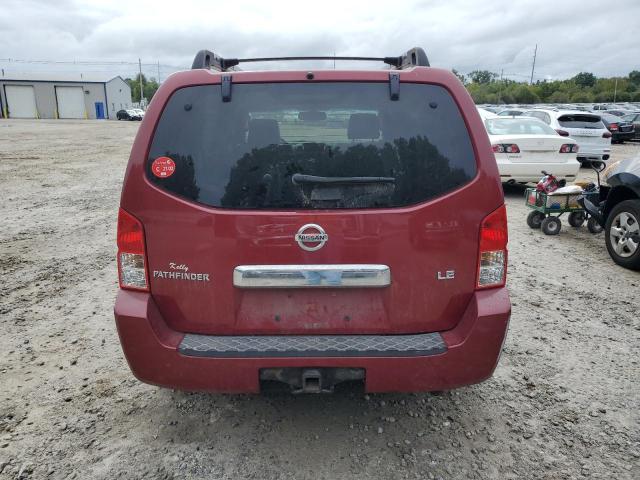 5N1AR18WX6C614520 - 2006 NISSAN PATHFINDER LE RED photo 6