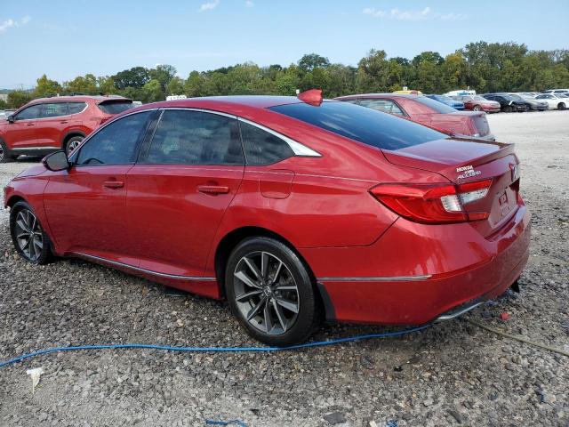 1HGCV1F53NA002934 - 2022 HONDA ACCORD EXL RED photo 2