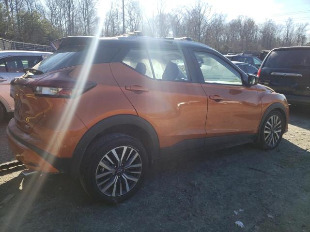 3N1CP5CV5NL506918 - 2022 NISSAN KICKS SV ORANGE photo 3