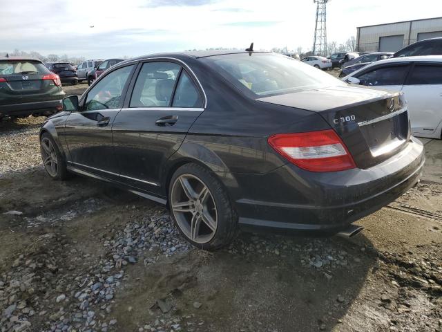 WDDGF81XX8F050703 - 2008 MERCEDES-BENZ C-CLASS 300 4MATIC BLACK photo 2