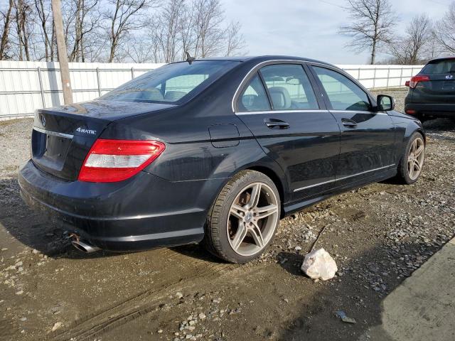 WDDGF81XX8F050703 - 2008 MERCEDES-BENZ C-CLASS 300 4MATIC BLACK photo 3