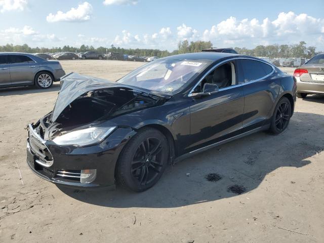 5YJSA1H17EFP50027 - 2014 TESLA MODEL S BLACK photo 1