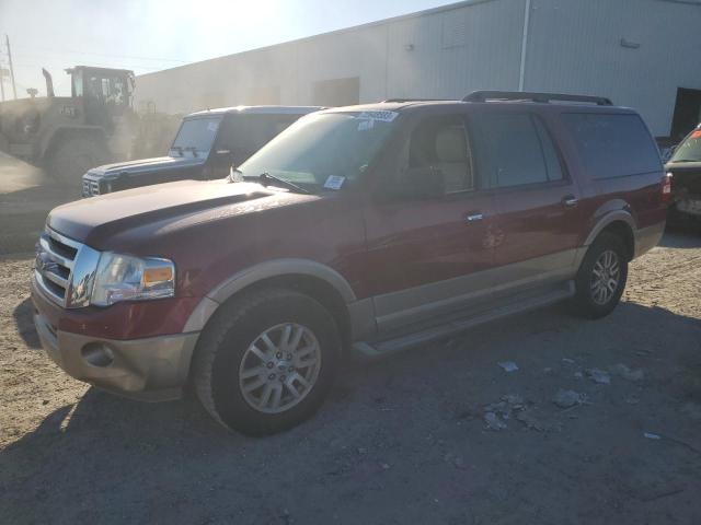 1FMJK1H56EEF12386 - 2014 FORD EXPEDITION EL XLT RED photo 1