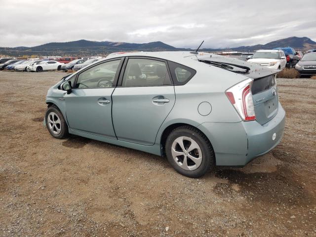 JTDKN3DU4C5532223 - 2012 TOYOTA PRIUS GREEN photo 2