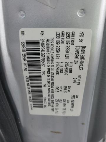 2A4GP54L66R786407 - 2006 CHRYSLER TOWN & COU TOURING 银色 照片 13