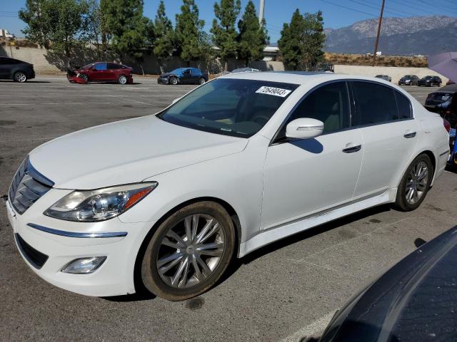 KMHGC4DDXDU232366 - 2013 HYUNDAI GENESIS 3.8L WHITE photo 1