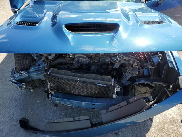 2C3CDZFJ0NH131961 - 2022 DODGE CHALLENGER R/T SCAT PACK BLUE photo 11