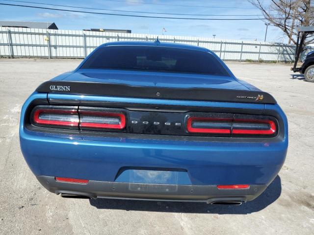 2C3CDZFJ0NH131961 - 2022 DODGE CHALLENGER R/T SCAT PACK BLUE photo 6