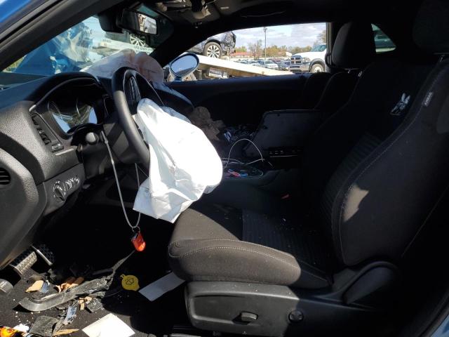 2C3CDZFJ0NH131961 - 2022 DODGE CHALLENGER R/T SCAT PACK BLUE photo 7