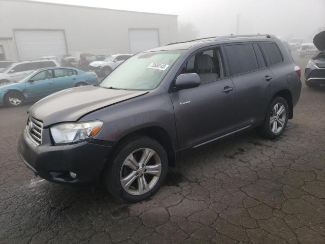 JTEES43A782045122 - 2008 TOYOTA HIGHLANDER SPORT GRAY photo 1