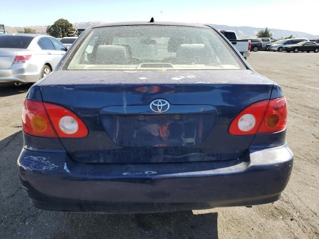 1NXBR32E03Z174054 - 2003 TOYOTA COROLLA CE BLUE photo 6