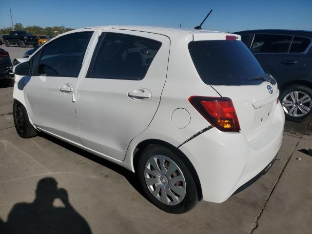 VNKKTUD35FA016653 - 2015 TOYOTA YARIS WHITE photo 2