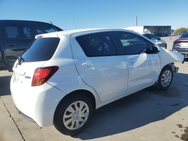 VNKKTUD35FA016653 - 2015 TOYOTA YARIS WHITE photo 3