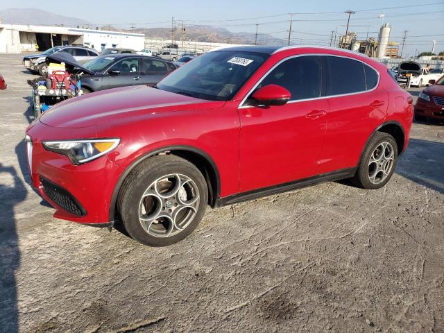 ZASFAKNN2J7B92593 - 2018 ALFA ROMEO STELVIO TI SPORT RED photo 1