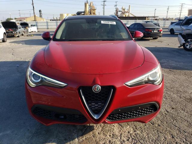 ZASFAKNN2J7B92593 - 2018 ALFA ROMEO STELVIO TI SPORT RED photo 5