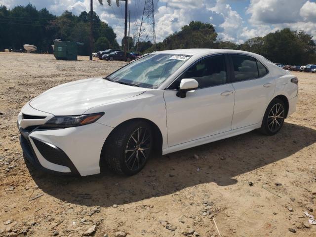 4T1G11AK6MU475132 - 2021 TOYOTA CAMRY SE WHITE photo 1