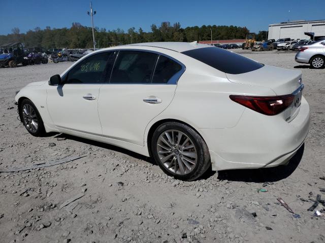 JN1EV7AP1JM356157 - 2018 INFINITI Q50 LUXE WHITE photo 2