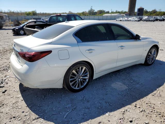 JN1EV7AP1JM356157 - 2018 INFINITI Q50 LUXE WHITE photo 3