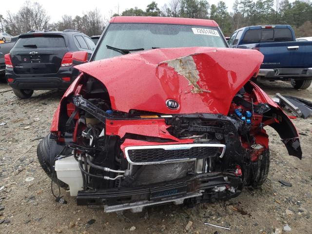 KNDJT2A27A7035795 - 2010 KIA SOUL + RED photo 5