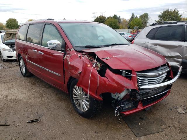 2C4RC1GG6FR553421 - 2015 CHRYSLER TOWN & COU LIMITED PLATINUM RED photo 4