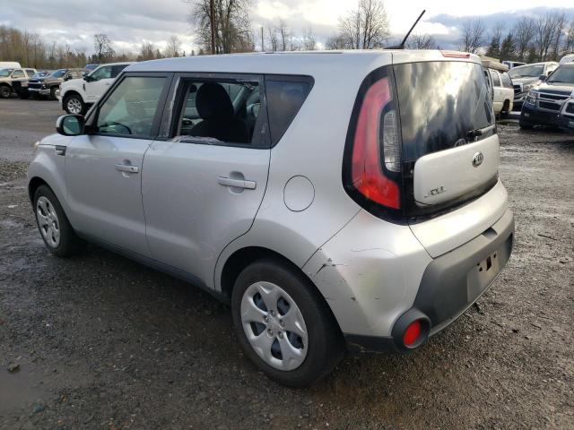 KNDJN2A20E7732418 - 2014 KIA SOUL SILVER photo 2