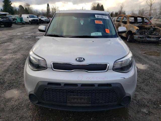 KNDJN2A20E7732418 - 2014 KIA SOUL SILVER photo 5