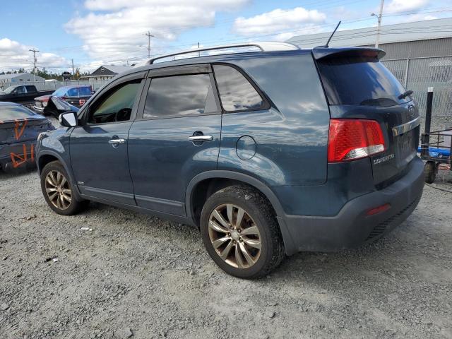 5XYKUDA2XBG027126 - 2011 KIA SORENTO EX BLUE photo 2