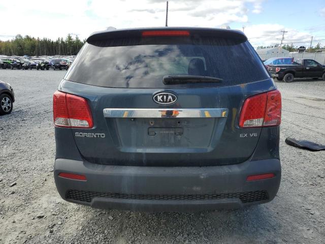 5XYKUDA2XBG027126 - 2011 KIA SORENTO EX BLUE photo 6