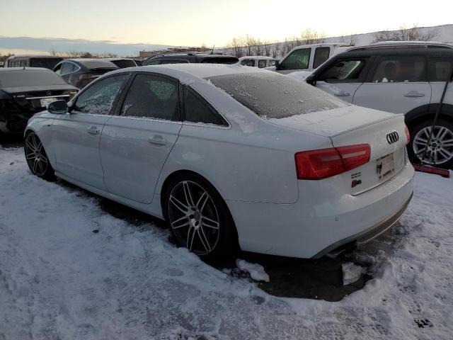 WAUJ2AFC5DN103801 - 2013 AUDI S6 WHITE photo 2