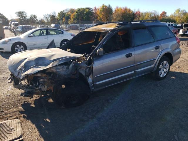 4S4BP60C087323612 - 2008 SUBARU OUTBACK GRAY photo 1