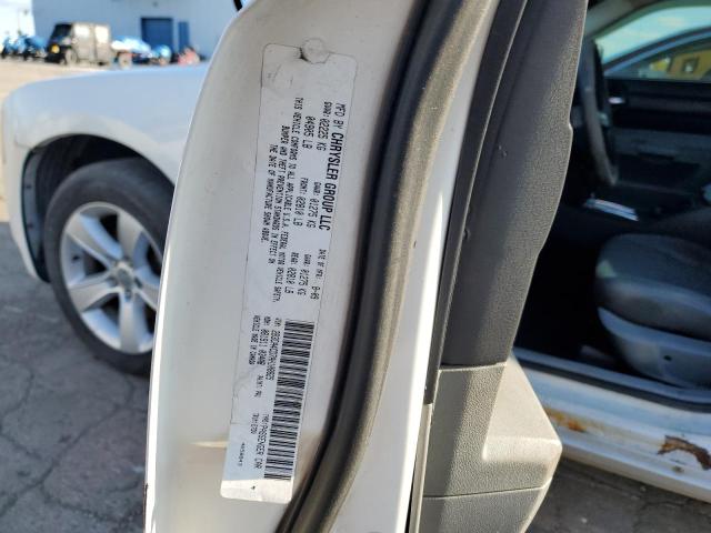 2B3KA43R16H378423 - 2006 DODGE CHARGER SE WHITE photo 12