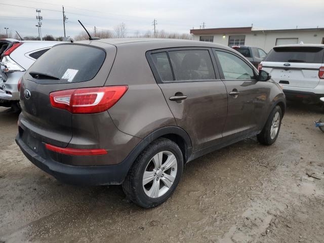 KNDPB3A23D7422531 - 2013 KIA SPORTAGE BASE BROWN photo 3