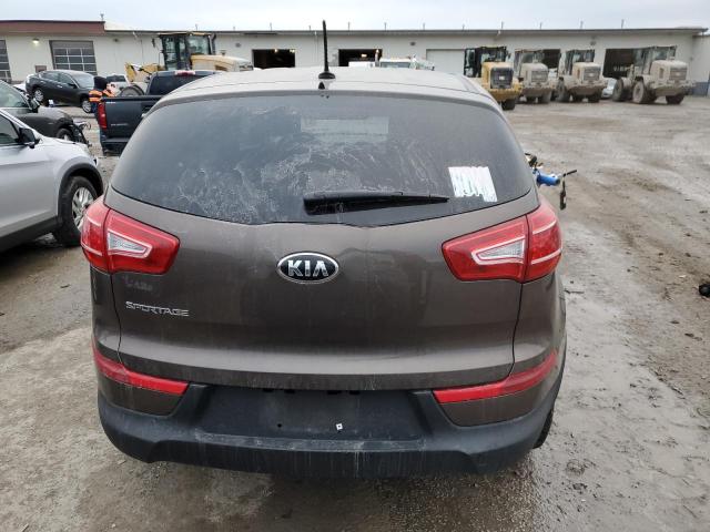 KNDPB3A23D7422531 - 2013 KIA SPORTAGE BASE BROWN photo 6