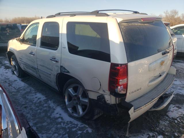 1GNSKCE05ER144764 - 2014 CHEVROLET TAHOE K1500 LTZ WHITE photo 2