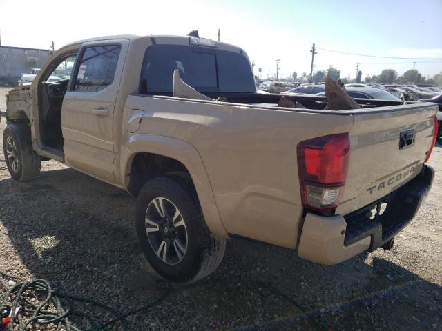 3TMAZ5CNXKM086786 - 2019 TOYOTA TACOMA DOUBLE CAB TAN photo 2