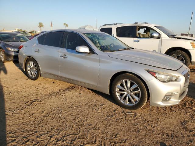 JN1BV7AP0EM679964 - 2014 INFINITI Q50 BASE SILVER photo 4