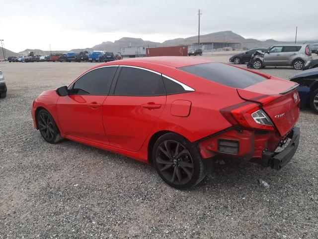 2HGFC2F82KH560306 - 2019 HONDA CIVIC SPORT RED photo 2