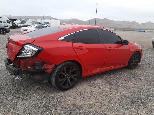 2HGFC2F82KH560306 - 2019 HONDA CIVIC SPORT RED photo 3