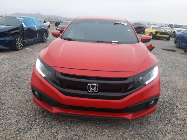 2HGFC2F82KH560306 - 2019 HONDA CIVIC SPORT RED photo 5