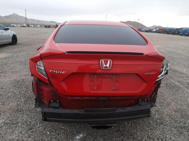 2HGFC2F82KH560306 - 2019 HONDA CIVIC SPORT RED photo 6