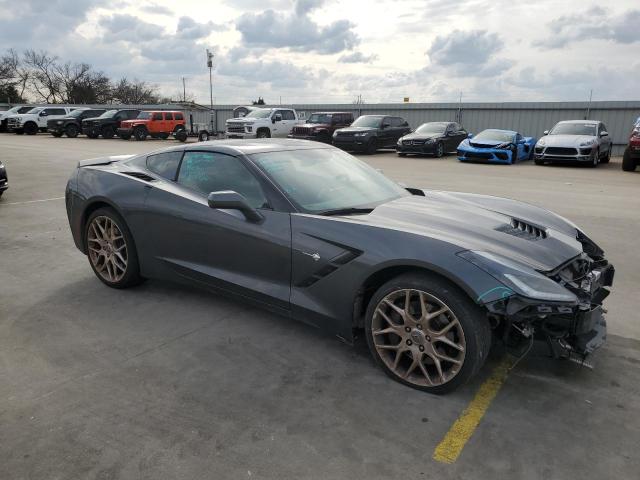 1G1YM2D72H5112459 - 2017 CHEVROLET CORVETTE STINGRAY Z51 3LT GRAY photo 4